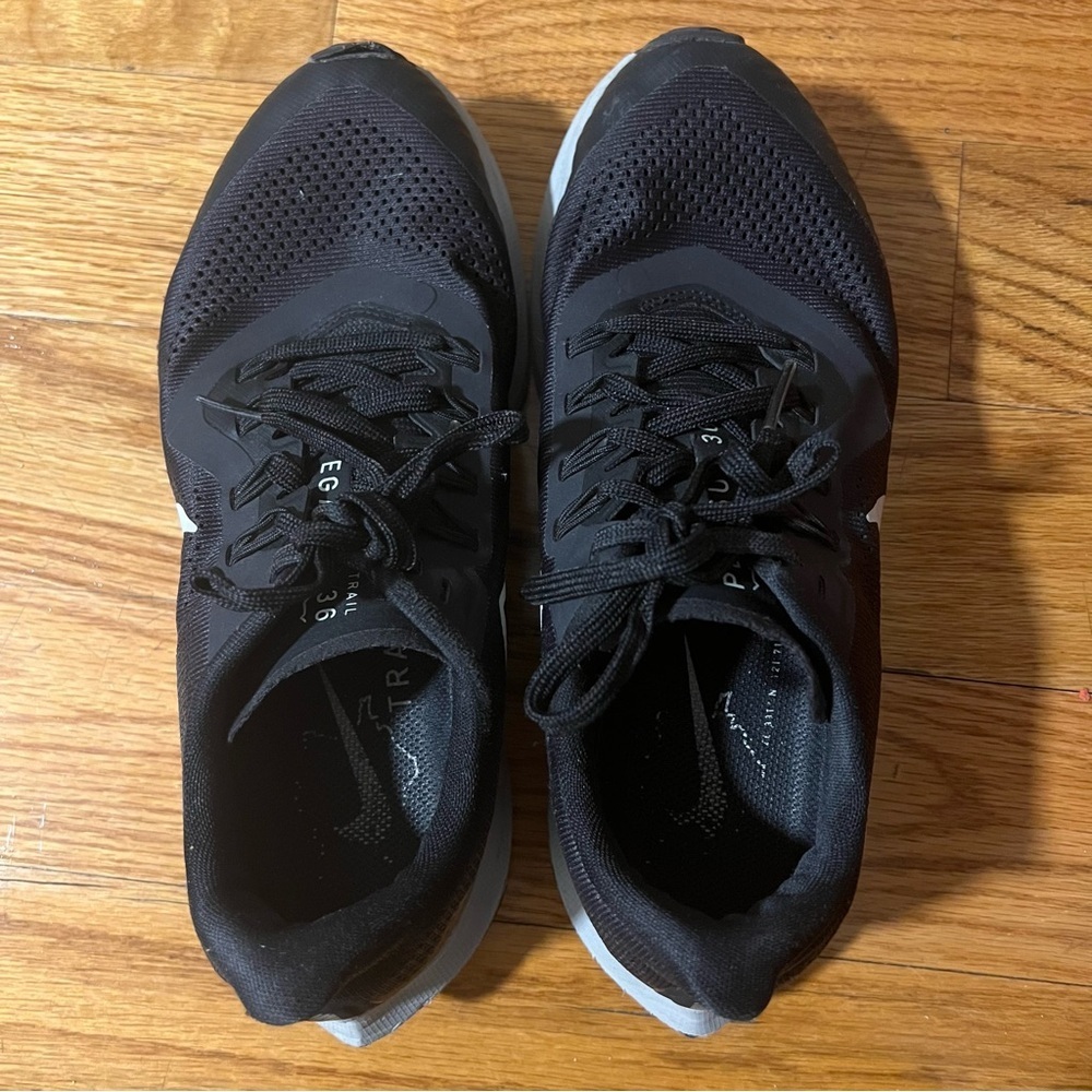Nike Trail Pegasus 36 Black Running Shoes Size 7